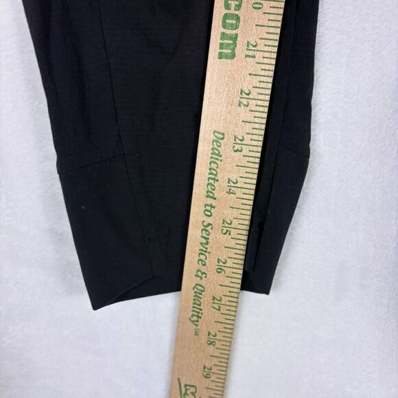 Athleta Black Jogger Nylon Zipper Pocket Jogger Pants Size 10 - Picture 7 of 13